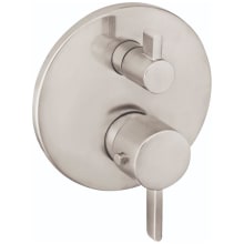 Ecostat S Thermostatic Valve Trim with Integrated Volume Control and Diverter for 2 Distinct Functions - Less Rough In