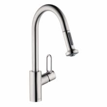 Talis Loop 1.75 GPM Pull-Down Kitchen Faucet HighArc Spout with Non Locking Spray Diverter - Limited Lifetime Warranty