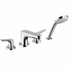 Focus Deck Mounted Roman Tub with Built-In Diverter - Includes 1.8 GPM Hand Shower