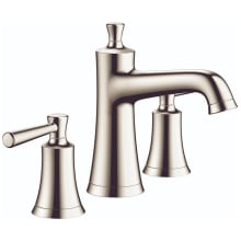 Joleena 1.2 GPM Widespread Deck Mounted Bathroom Faucet with Pop-Up Drain Assembly - Limited Lifetime Warranty