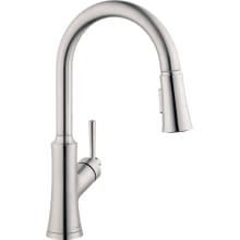 Joleena 1.75 GPM Pull Down Kitchen Faucet HighArc Spout with Magnetic Docking & Toggle Spray Diverter - Limited Lifetime Warranty