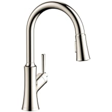 Joleena 1.75 GPM Pull Down Kitchen Faucet HighArc Spout with Magnetic Docking & Toggle Spray Diverter - Limited Lifetime Warranty