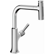 Locarno Select 1.75 GPM Pull Out Kitchen Faucet HighArc Spout with Magnetic Docking, Toggle Spray Diverter & sBox- Limited Lifetime Warranty