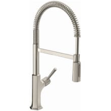 Locarno 1.75 GPM Pre-Rinse Kitchen Faucet Semi-Pro Spout with Magnetic Docking & Toggle Spray Diverter - Limited Lifetime Warranty