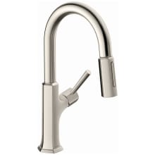 Locarno 1.75 GPM Pull Down Prep Kitchen Faucet with Magnetic Docking & Toggle Spray Diverter - Limited Lifetime Warranty