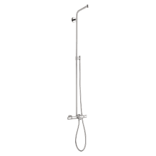 Crometta Thermostatic Showerpipe with Tub Filler without Shower Components