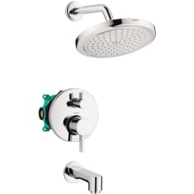 Croma Tub and Shower Trim Package with 2 GPM Single Function Shower Head