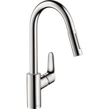 Focus 1.5 GPM Single Hole Pull Down Kitchen Faucet with Magnetic Docking & Locking Spray Diverter - Limited Lifetime Warranty