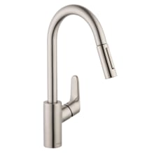 Focus 1.5 GPM Single Hole Pull Down Kitchen Faucet with Magnetic Docking & Locking Spray Diverter - Limited Lifetime Warranty