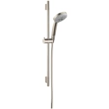 Croma 100 2.5 GPM Multi Function Hand Shower Package - Includes Slide Bar and Hose