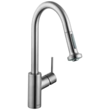 Talis S² 1.75 GPM Pull-Down Kitchen Faucet HighArc Spout with Magnetic Docking & Non-Locking Spray Diverter - Limited Lifetime Warranty