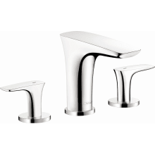 PuraVida 1.2 GPM Widespread Bathroom Faucet with EcoRight, Quick Clean, and ComfortZone Technologies - Less Drain Assembly