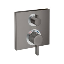 Ecostat Square Thermostatic Valve Trim Only with Integrated Volume Control Diverter for 2 Distinct Functions
- Less Rough In