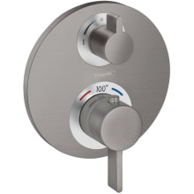 Ecostat S Thermostatic Valve Trim Only with Integrated Volume Control for 1 Distinct Function - Less Rough In