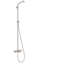 Croma E Thermostatic Shower Pipe with Tub Filler without Shower Components