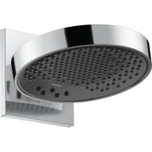Rainfinity 2.5 GPM 3-Jet Rain Shower Head with Wall Connector Trim, Quick Clean and XXL Performance
