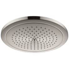 Croma 2.5 GPM Single Function Rain Shower Head with QuickClean Technology