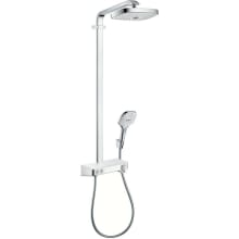 Raindance Select E Thermostatic Showerpipe 300 with Select Shower Controls, 2.0 GPM