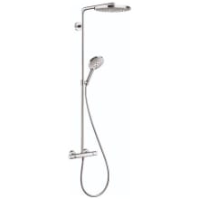 Raindance Select S Thermostatic Showerpipe 240 2-Jet, 2.5 GPM