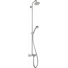 Croma Thermostatic Showerpipe 150 1-Jet with Tub Filler, 2.0 GPM