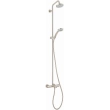 Croma Thermostatic Showerpipe 150 1-Jet with Tub Filler, 2.0 GPM
