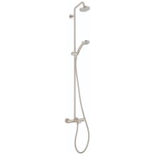 Croma Thermostatic Showerpipe 150 1-Jet with Tub Filler, 2.0 GPM