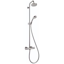 Croma Thermostatic Showerpipe 150 1-Jet, 2.0 GPM