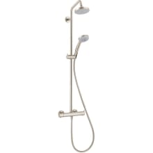 Croma Thermostatic Showerpipe 150 1-Jet, 2.0 GPM