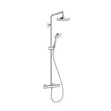 Croma Select S Thermostatic Showerpipe 180 2-Jet, 2.0 GPM