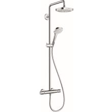 Croma Select E Thermostatic Showerpipe 180 2-Jet, 2.0 GPM