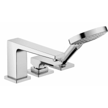 Metropol Deck Mounted Roman Tub with Built-In Diverter - Includes 1.75 GPM Hand Shower