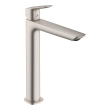 Logis Fine 1.2 GPM Vessel Single Hole Bathroom Faucet 240 with ComfortZone, EcoRight, and AirPower Technology - Less Drain Assembly