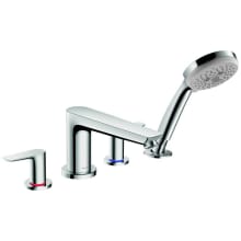 Talis E Deck Mounted Roman Tub with Built-In Diverter and 1.8 GPM Hand Shower - Less Rough-In