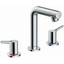 Talis S 1.2 GPM Widespread Bathroom Faucet with QuickClean, EcoRight and ComfortZone Technology - Includes Metal Pop-Up Drain Assembly
