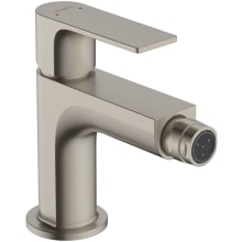 Rebris E 1.5 GPM Single Hole Bidet Faucet with 1 Lever Handle and a Pop-Up Drain Assembly