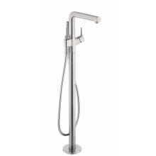 Talis S Floor Mounted Tub Filler with Built-In Diverter and 1.75 GPM Hand Shower - Less Valve