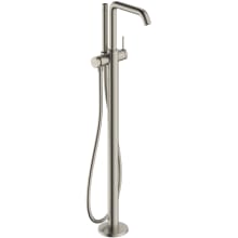 Tecturis S Floor Mounted Tub Filler with Built-In Diverter and Hand Shower - Less Rough In