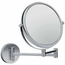 Logis Wall Mounted Make-Up Mirror with Retractable Arm
