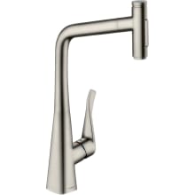 Metris Select 1.75 GPM Pull Out Kitchen Faucet HighArc Spout with Magnetic Docking & Toggle Spray Diverter - Limited Lifetime Warranty