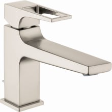 Metropol 1.2 (GPM) Single Hole Bathroom Faucet with Loop Handle Less Drain Assembly - Limited Lifetime Warranty