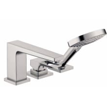 Metropol Deck Mounted Roman Tub with Built-In Diverter - Includes1.8 GPM Hand Shower
