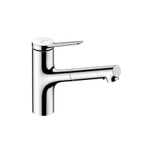 Zesis 1.75 GPM Single Hole Pull-Out Two Spray Kitchen Faucet with Toggle Spray Diverter - Limited Lifetime Warranty