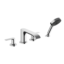 Vivenis Deck Mounted Roman Tub Filler with Built-in Diverter - Includes Hand Shower