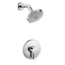S Multi Function Shower Head with Pressure Balanced Trim - Includes Rough-In Valve