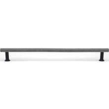 Mod 12" Center to Center Solid Brass Square Bar Appliance Pull / Appliance Bar Handle - Split Finish