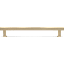 Mod 8" Center to Center Solid Brass Square Cabinet Bar Handle / Drawer Bar Pull