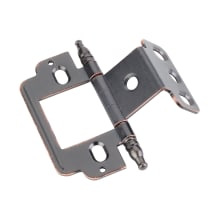 Full Inset Adjustable Wrap Cabinet Door Hinge with 270 Opening Angle - Single Hinge