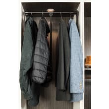 Hydraulic closet rod clearance