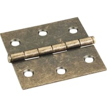 Pack of (50) - 2-1/2 Inch Full Swaged Butt Shutter Cabinet Door Hinges