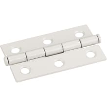 Pack of (100) 2-1/2" x 1-1/2" Half Swaged Cabinet Butt Hinges